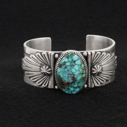 Mark Yazzie Turquoise & Sterling Silver Bracelet