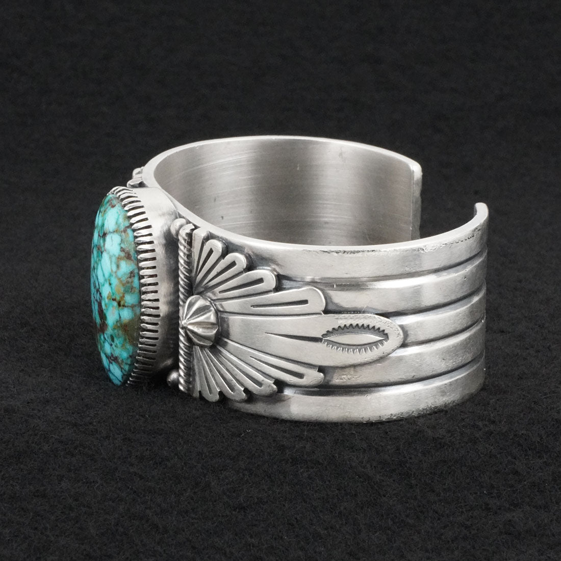 Mark Yazzie Turquoise & Sterling Silver Bracelet