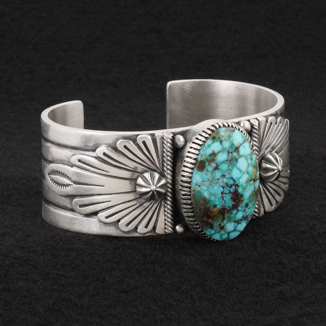 Mark Yazzie Turquoise & Sterling Silver Bracelet