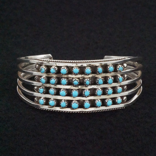 Susie Livingston Turquoise & Sterling Silver Bracelet