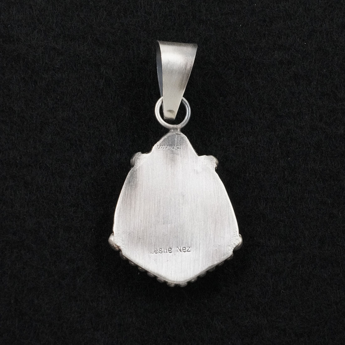 Leslie Nez Turquoise & Sterling Silver Pendant