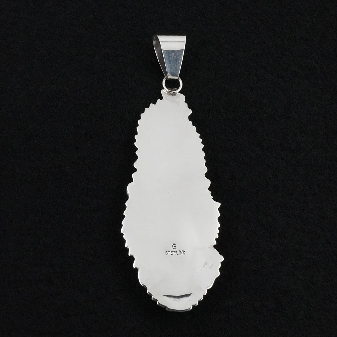 Albert Smith Onyx & Sterling Silver Pendant