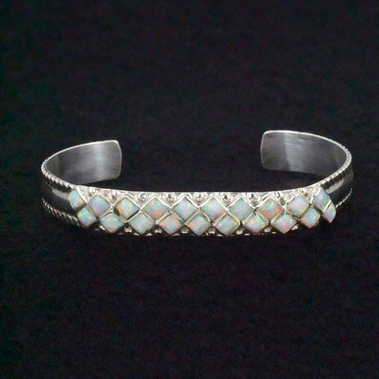 Bonnie Quam Opalite & Sterling Silver Bracelet