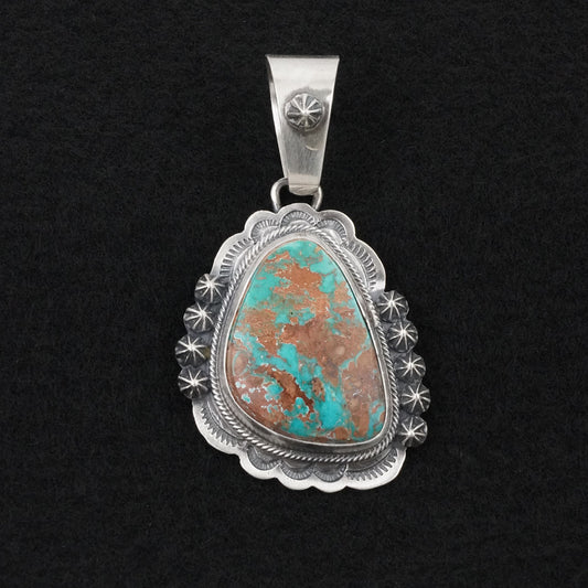 Darrin Livingston Turquoise & Sterling Silver Pendant
