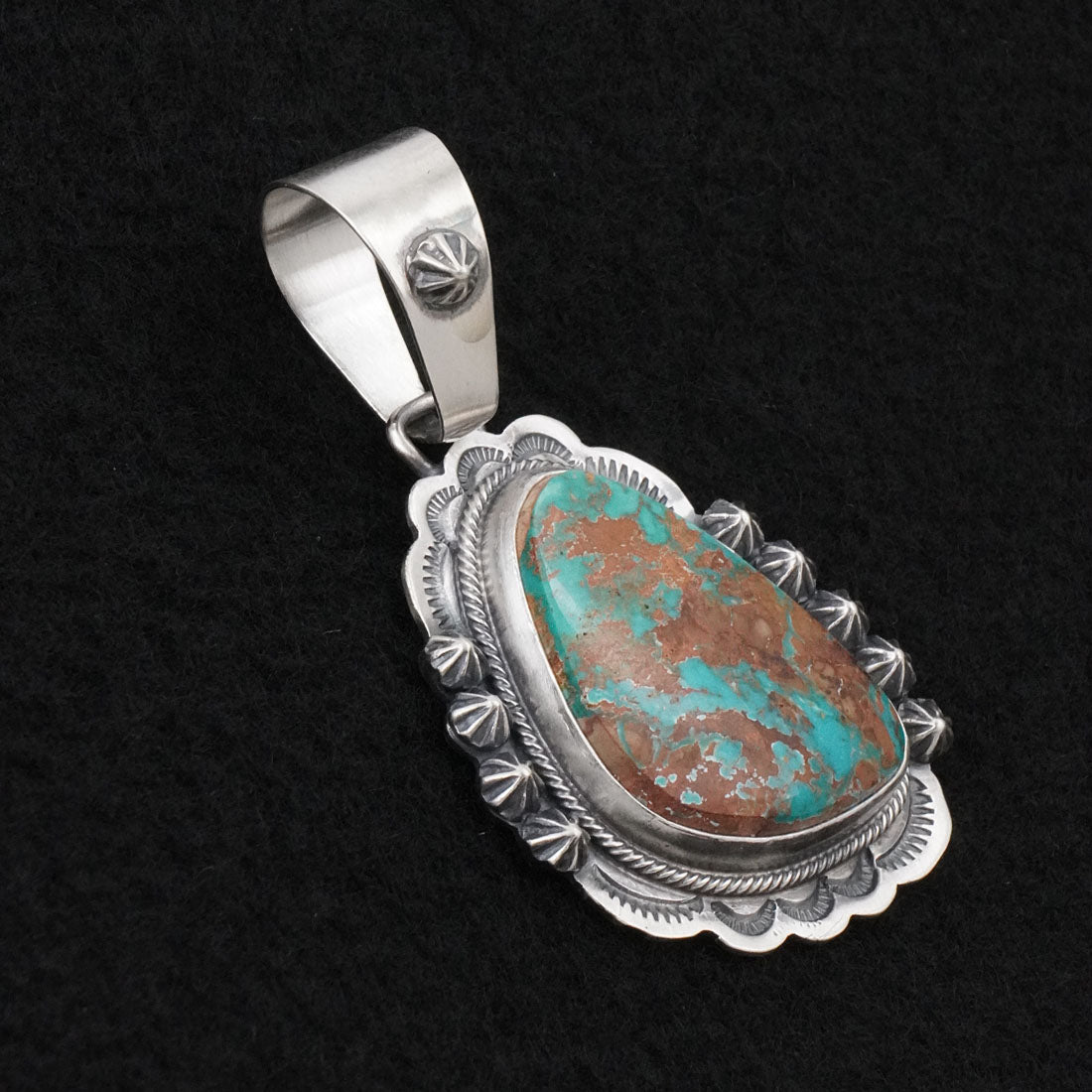 Darrin Livingston Turquoise & Sterling Silver Pendant