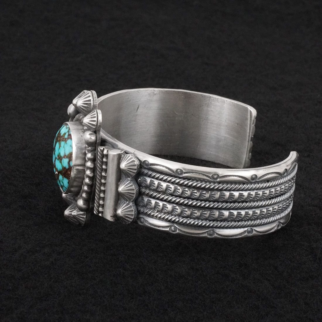 Michael Calladitto Turquoise & Sterling Silver Bracelet
