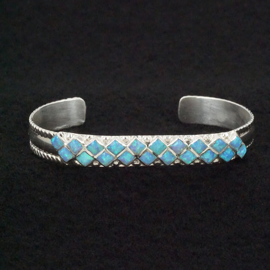 Bonnie Quam Opalite & Sterling Silver Bracelet