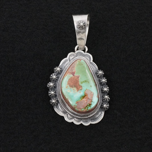 Darrin Livingston Turquoise & Sterling Silver Pendant