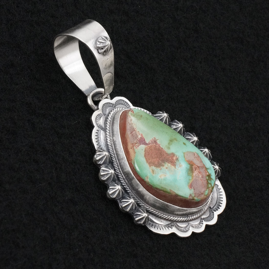 Darrin Livingston Turquoise & Sterling Silver Pendant