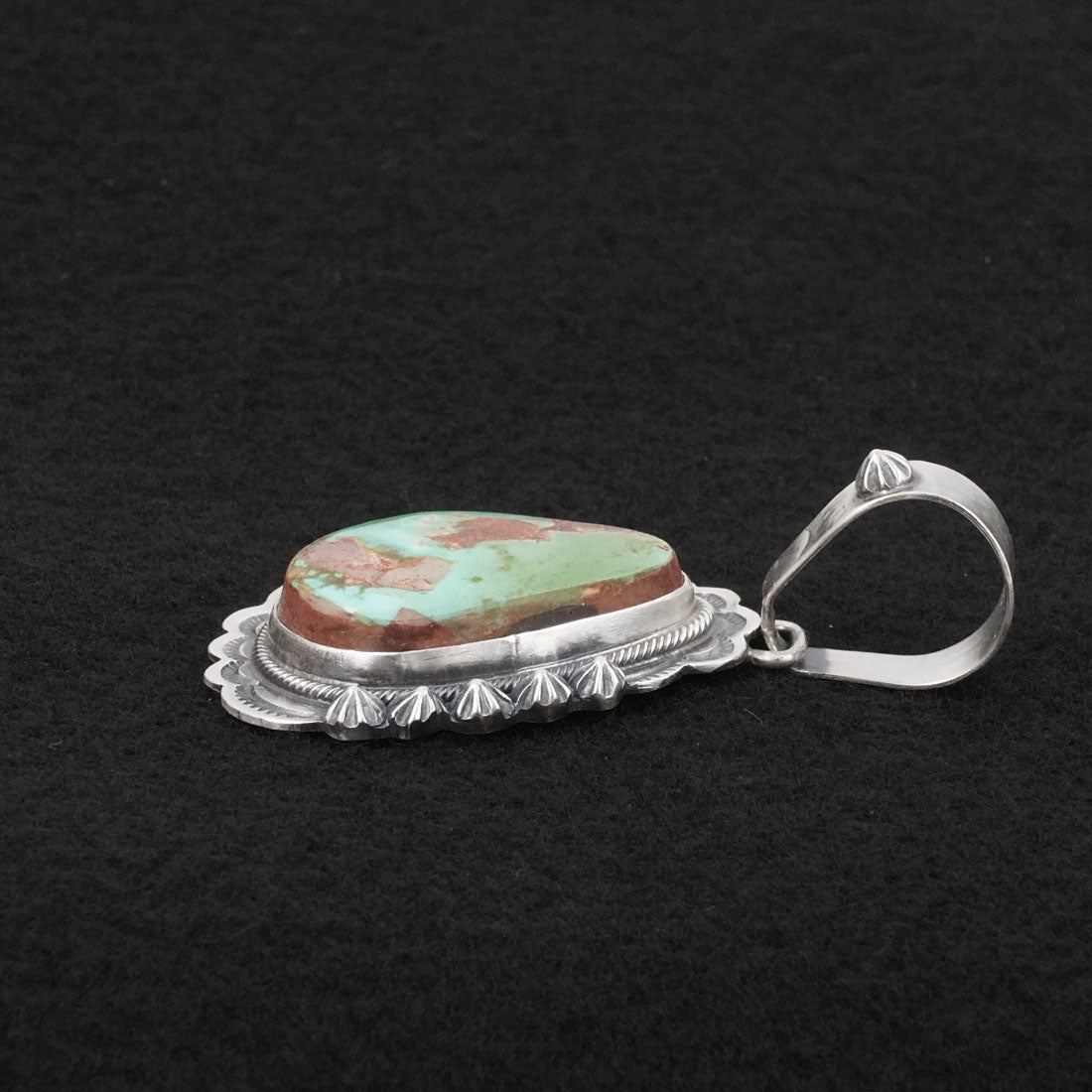 Darrin Livingston Turquoise & Sterling Silver Pendant