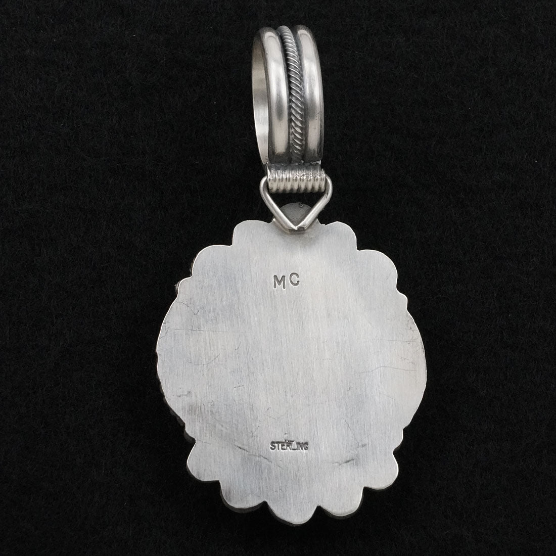 Michael Calladitto Turquoise & Sterling Silver Pendant