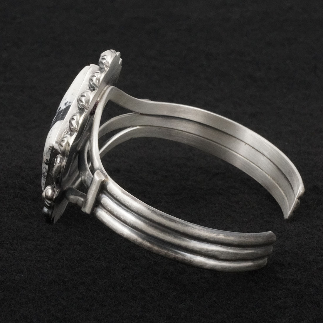 Kathleen Livingston White Buffalo & Sterling Silver Bracelet