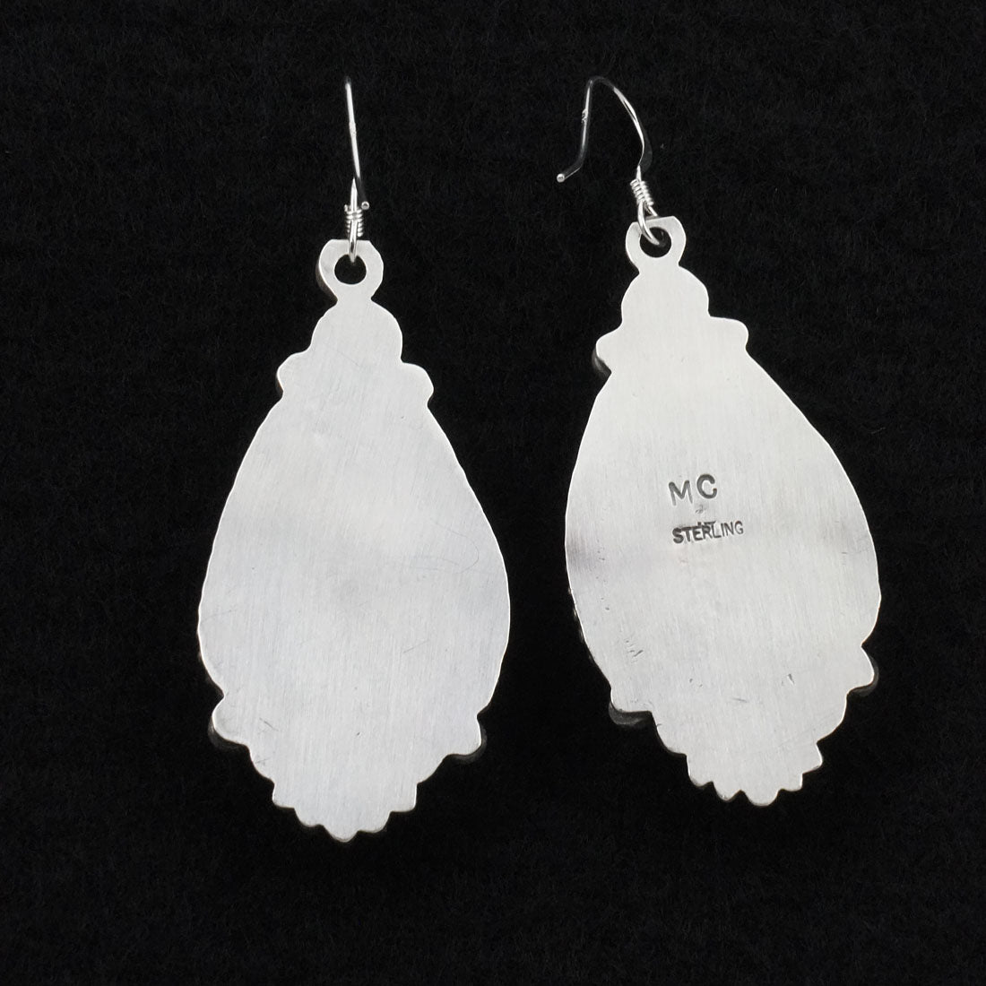 Michael Calladitto Turquoise & Sterling Silver Earrings