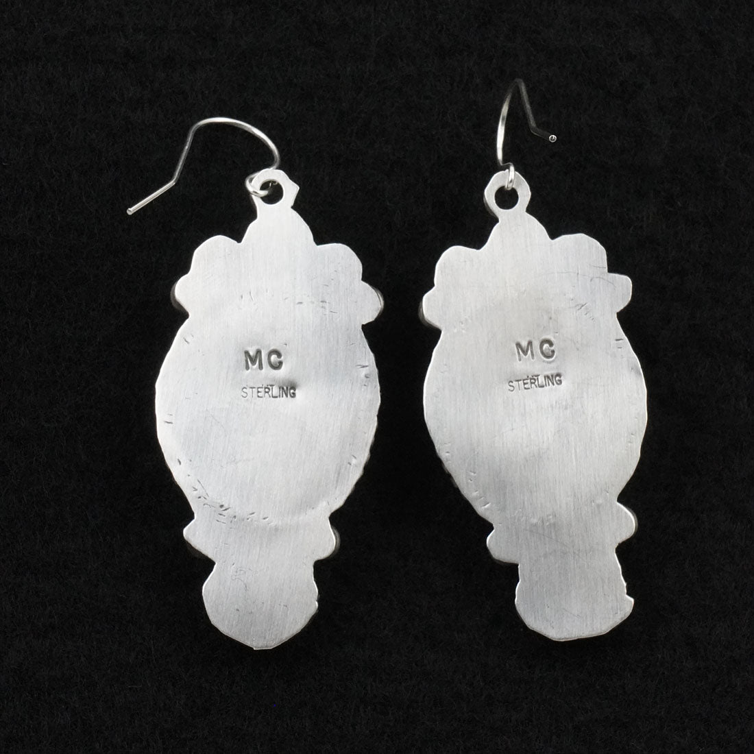 Michael Calladitto Turquoise & Sterling Silver Earrings