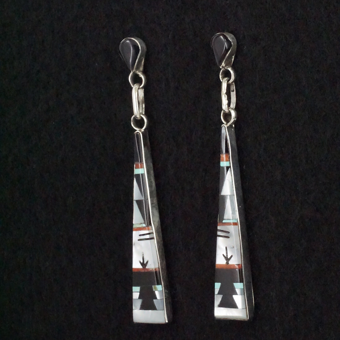 Jason Bobelu Multi-Stone & Sterling Silver Earrings