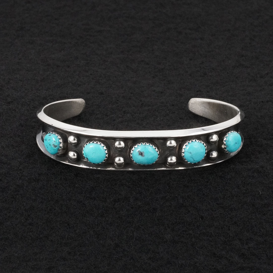 Paul Largo Turquoise & Sterling Silver Bracelet