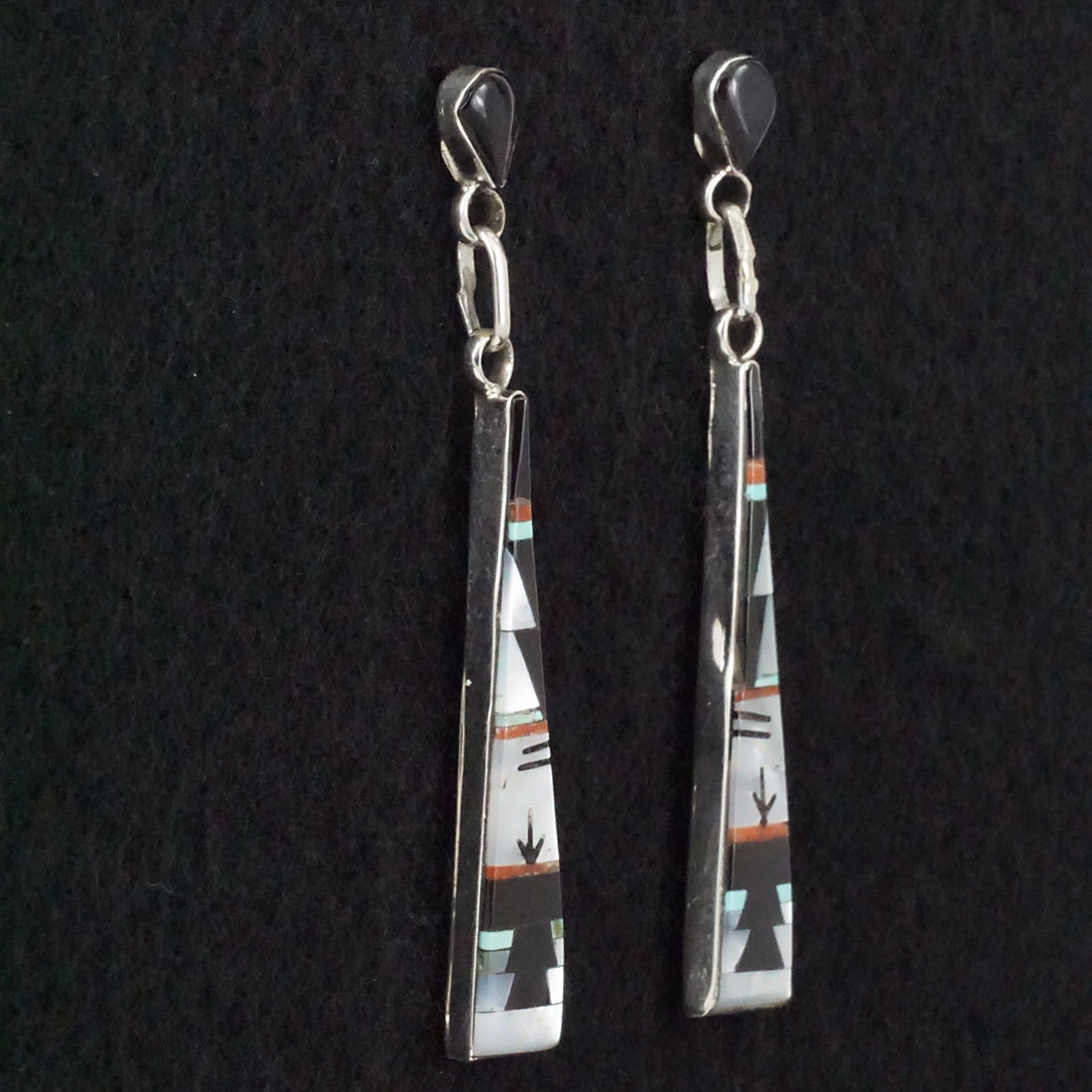 Jason Bobelu Multi-Stone & Sterling Silver Earrings