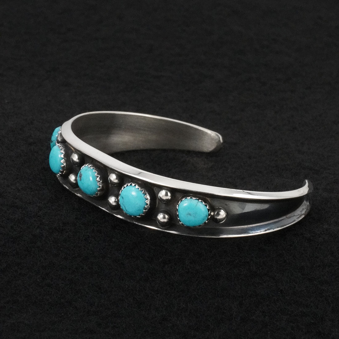 Paul Largo Turquoise & Sterling Silver Bracelet