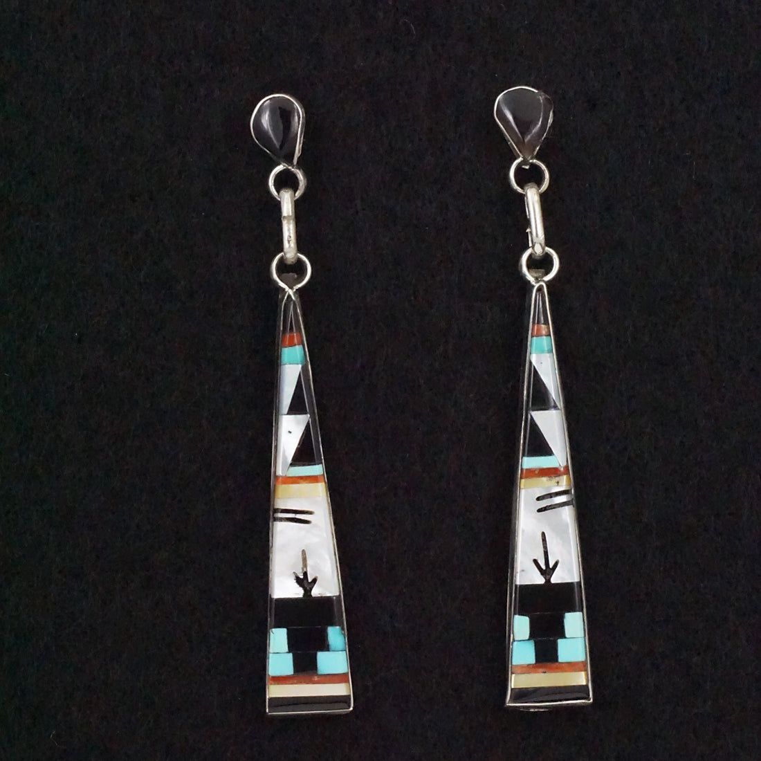 Jason Bobelu Multi-Stone & Sterling Silver Earrings