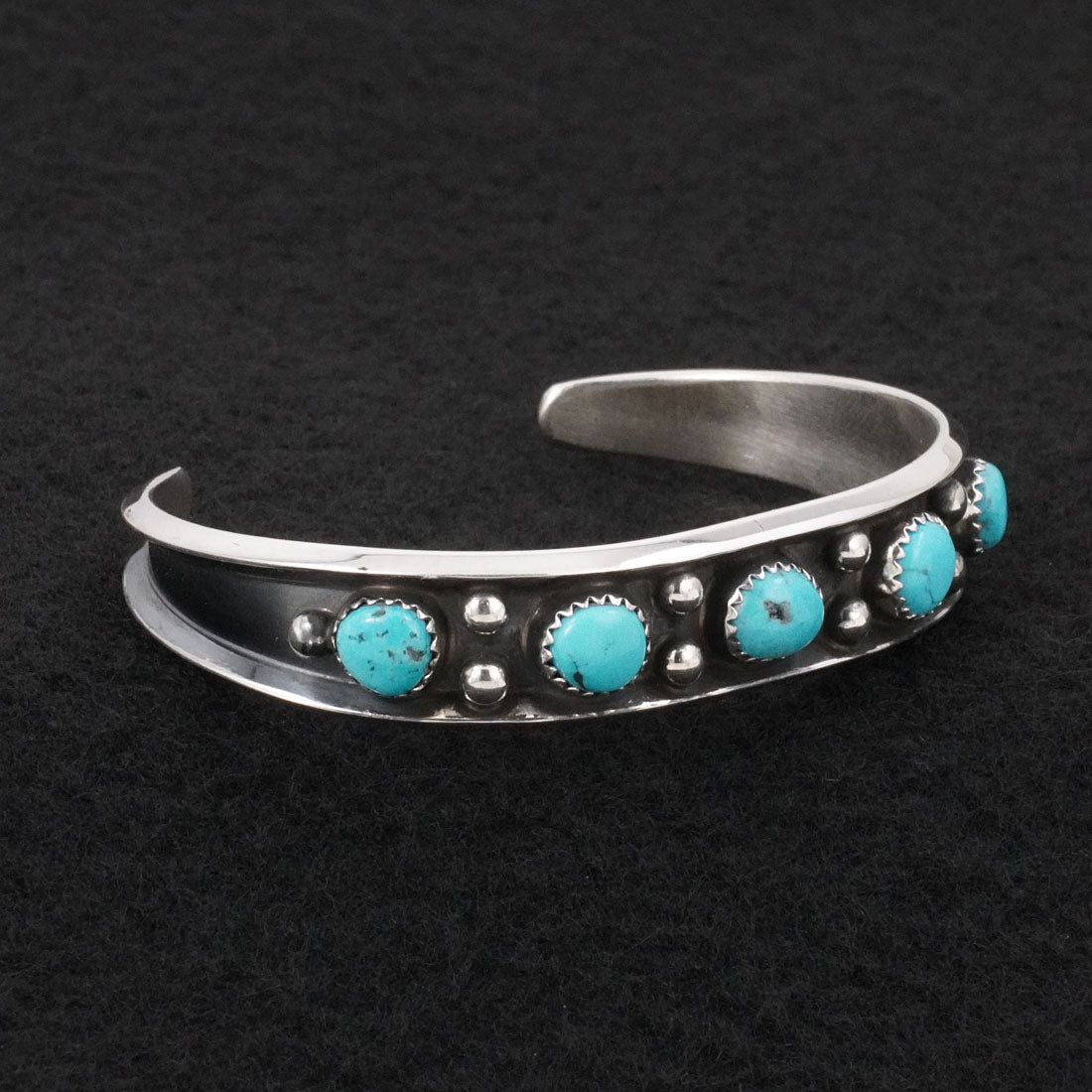 Paul Largo Turquoise & Sterling Silver Bracelet