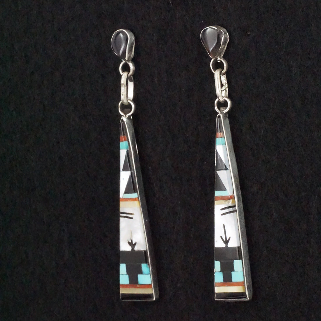 Jason Bobelu Multi-Stone & Sterling Silver Earrings