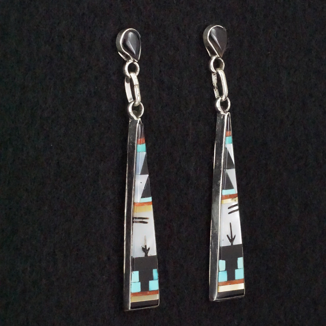 Jason Bobelu Multi-Stone & Sterling Silver Earrings