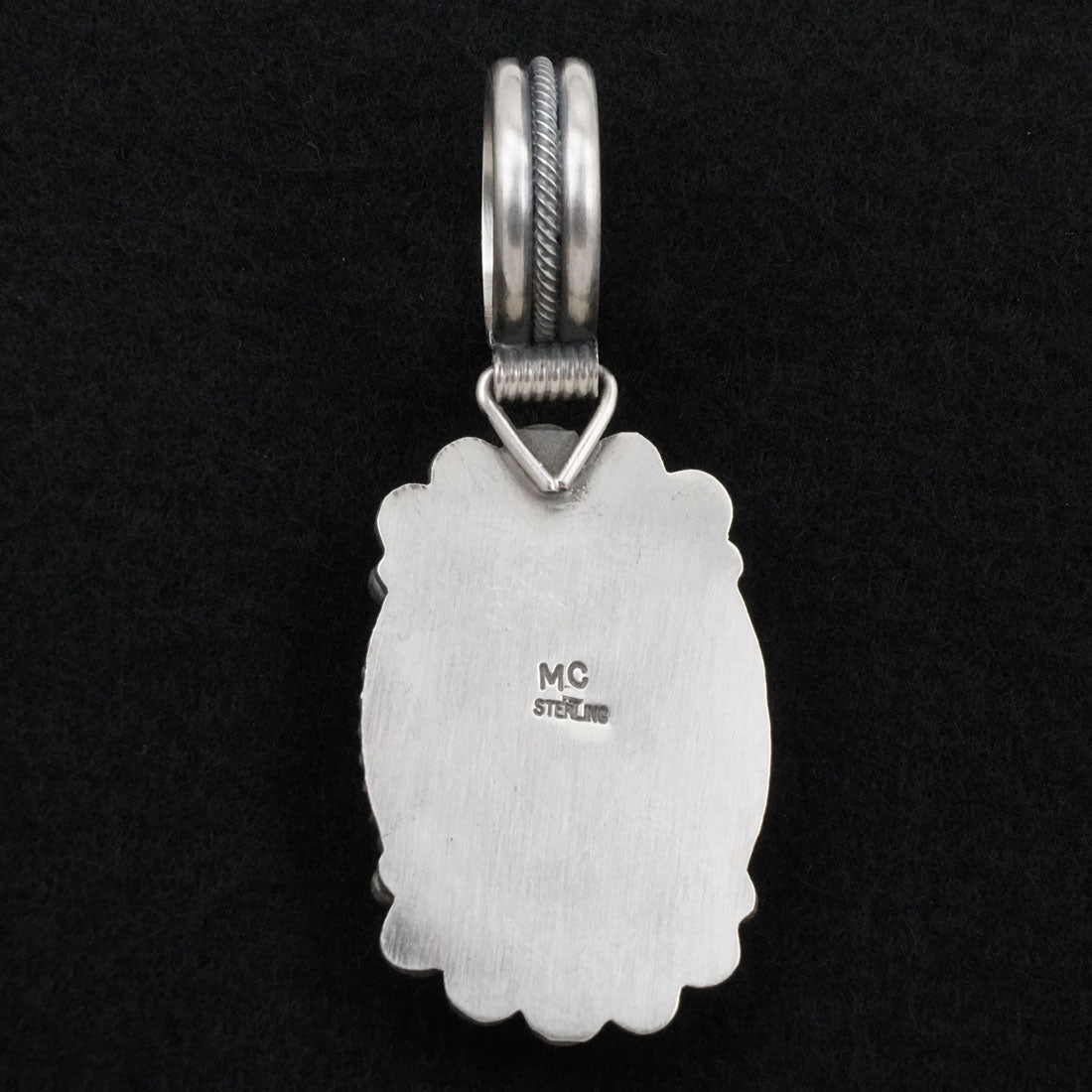 Michael Calladitto Turquoise & Sterling Silver Pendant