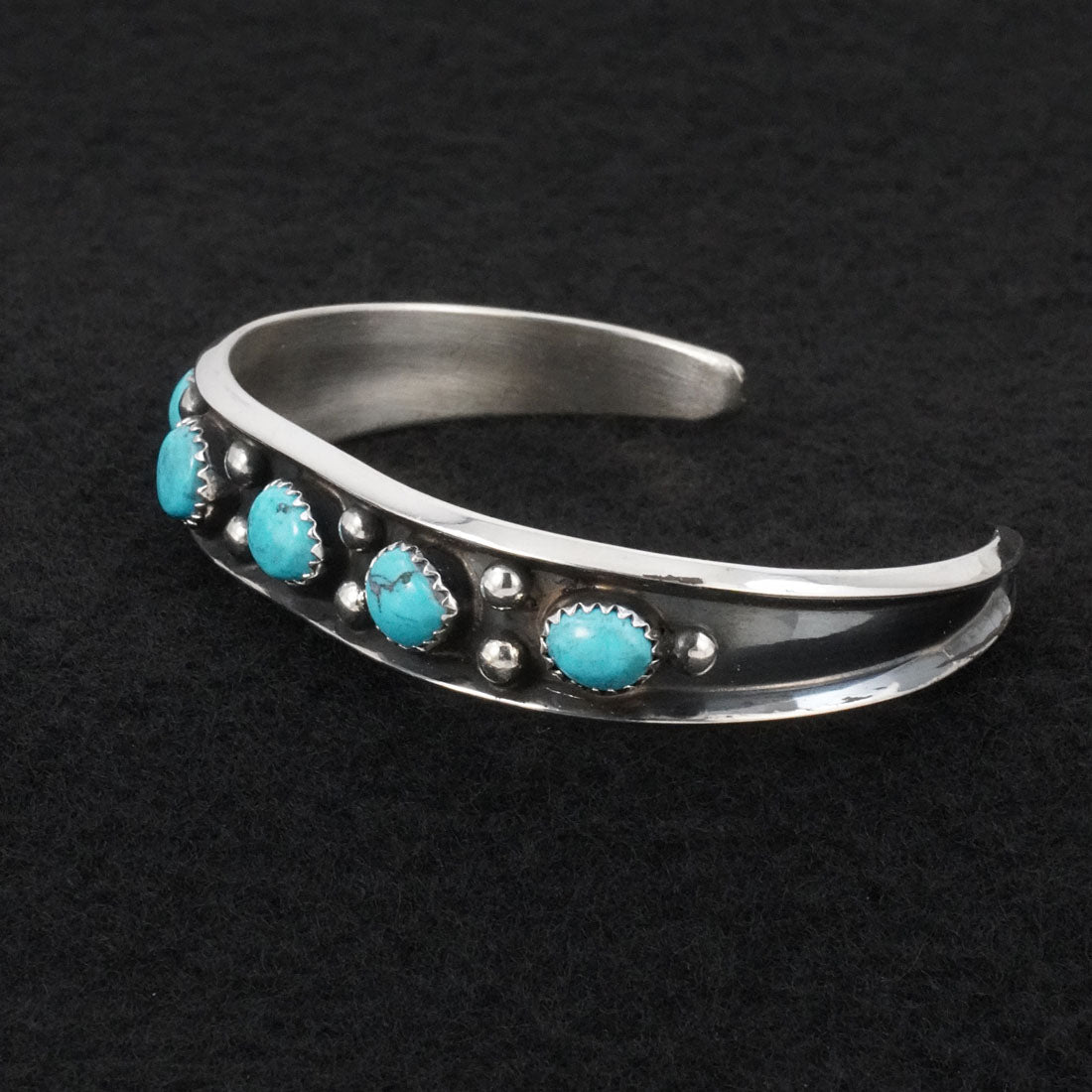 Paul Largo Turquoise & Sterling Silver Bracelet