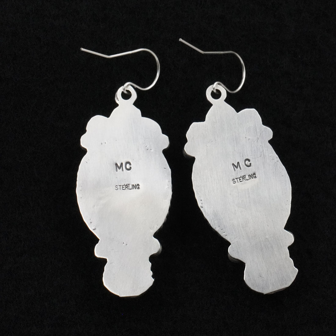 Michael Calladitto Turquoise & Sterling Silver Earrings