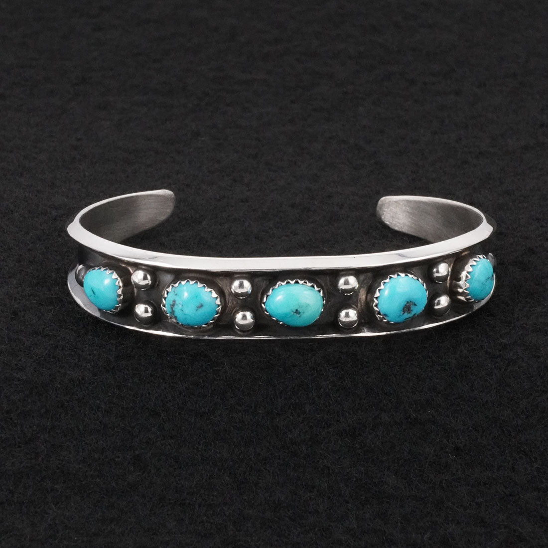 Paul Largo Turquoise & Sterling Silver Bracelet