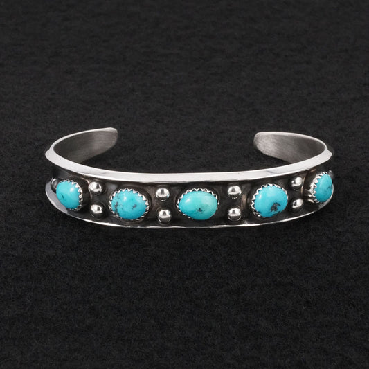 Paul Largo Turquoise & Sterling Silver Bracelet