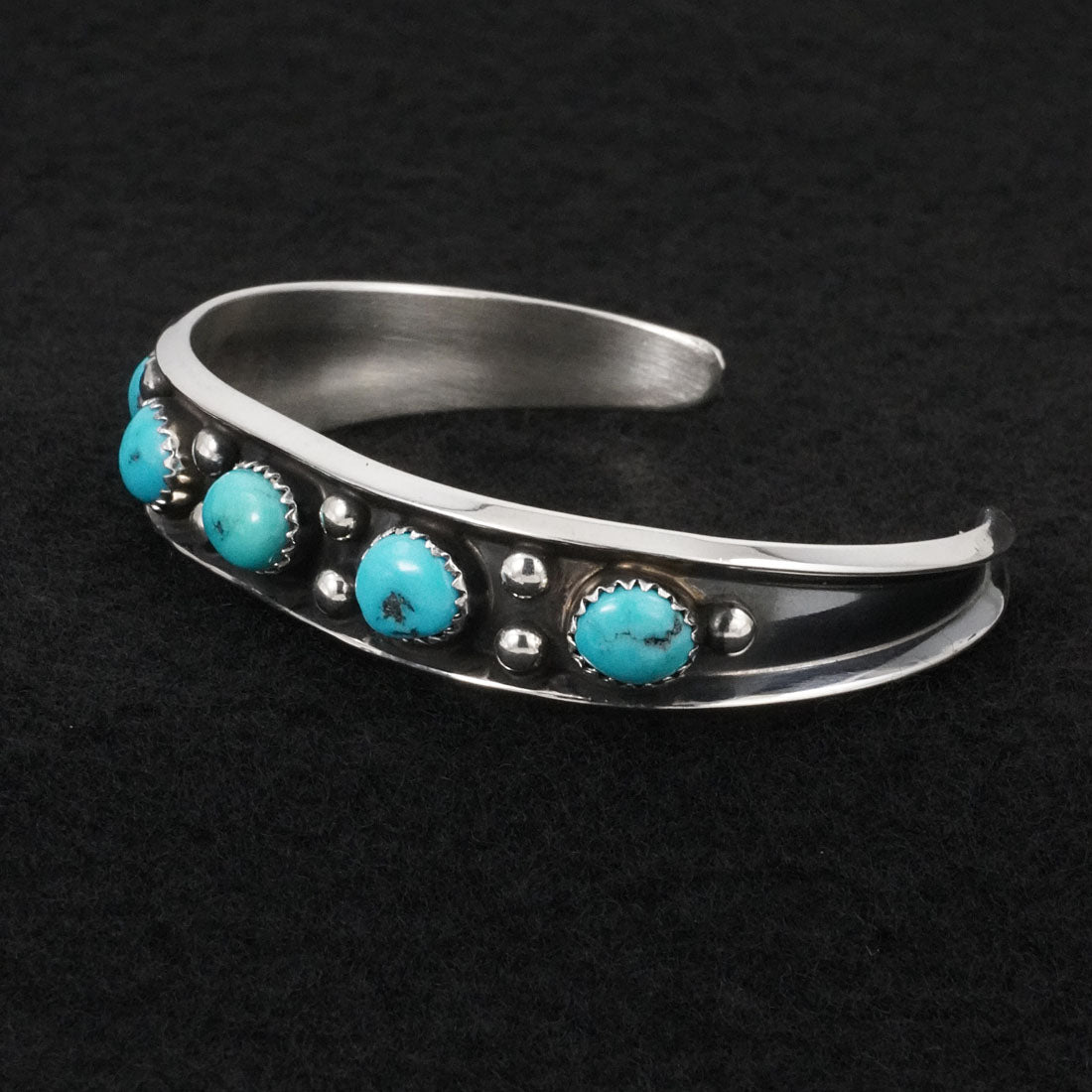 Paul Largo Turquoise & Sterling Silver Bracelet