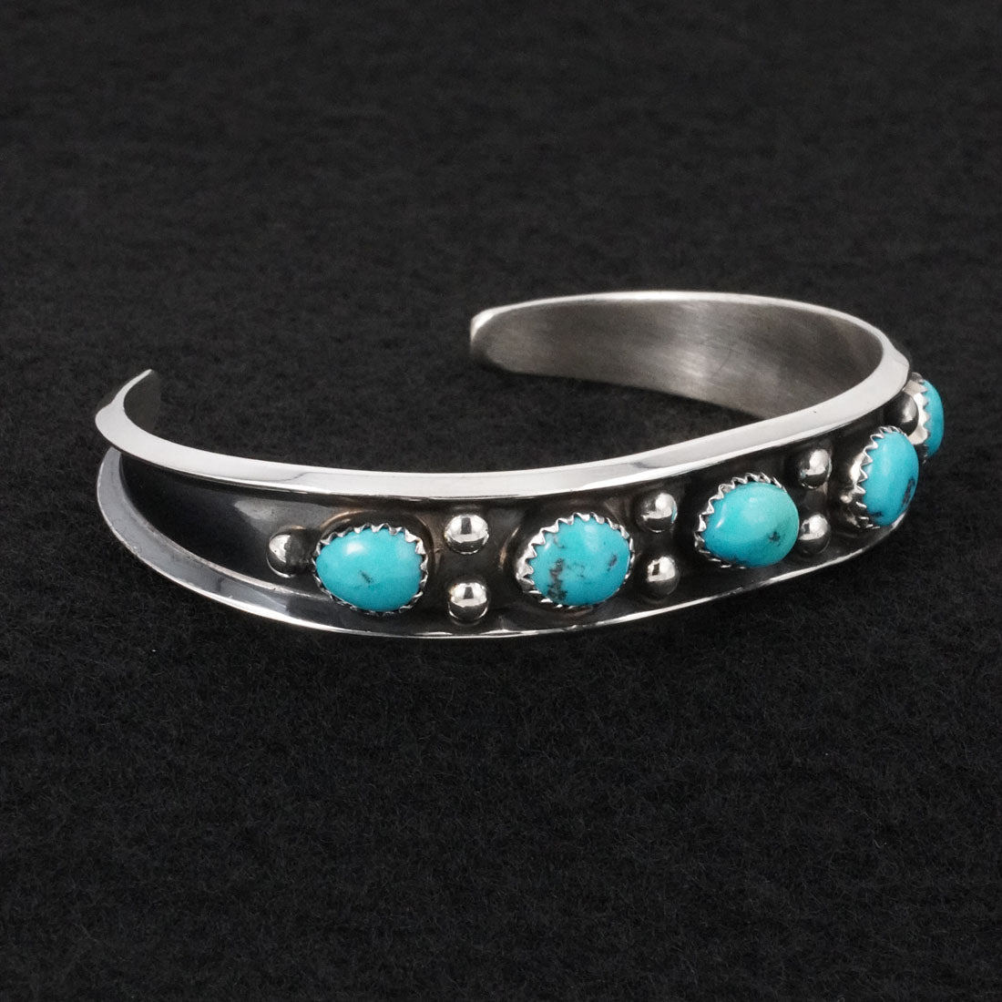 Paul Largo Turquoise & Sterling Silver Bracelet