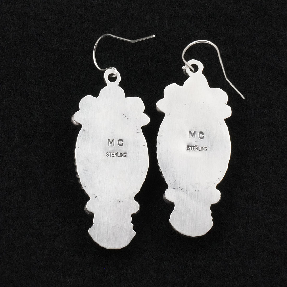 Michael Calladitto Turquoise & Sterling Silver Earrings