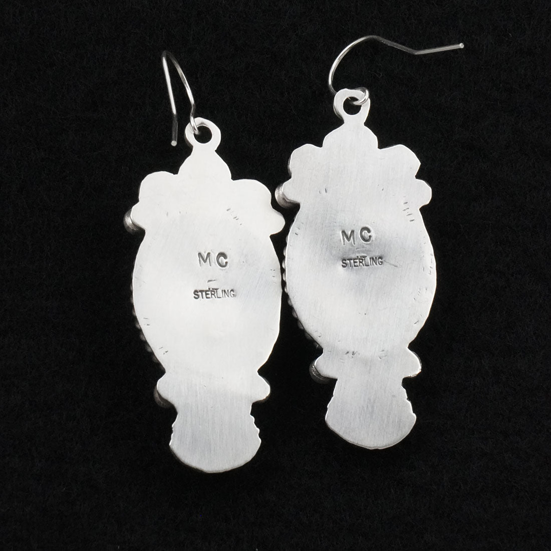 Michael Calladitto Turquoise & Sterling Silver Earrings