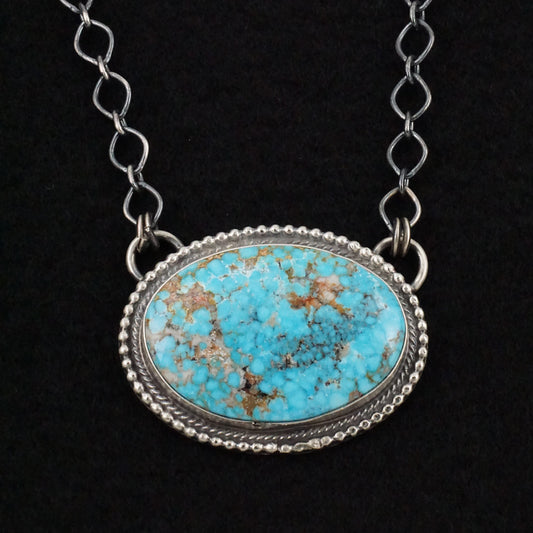 Bobby Johnson Turquoise & Sterling Silver Necklace