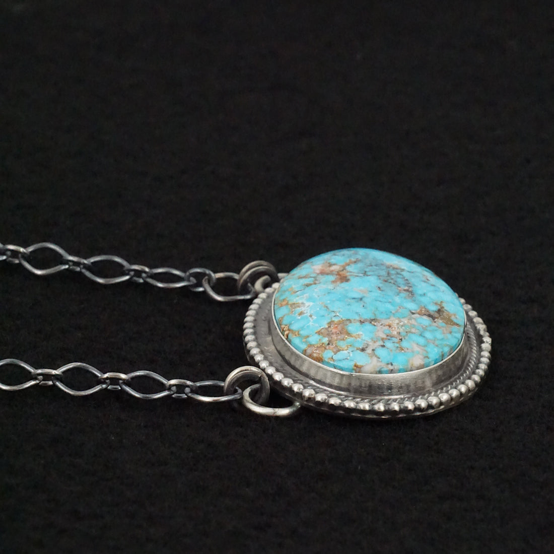 Bobby Johnson Turquoise & Sterling Silver Necklace