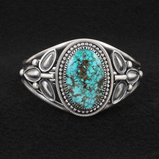 Mark Yazzie Turquoise & Sterling Silver Bracelet