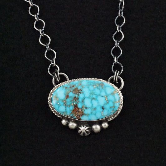 Bobby Johnson Turquoise & Sterling Silver Necklace