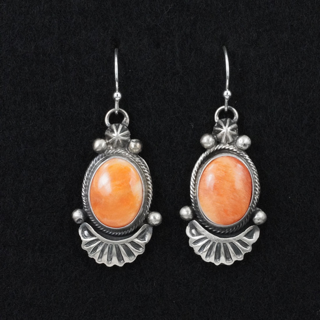 Paul Livingston Spiny Oyster & Sterling Silver Necklace Set