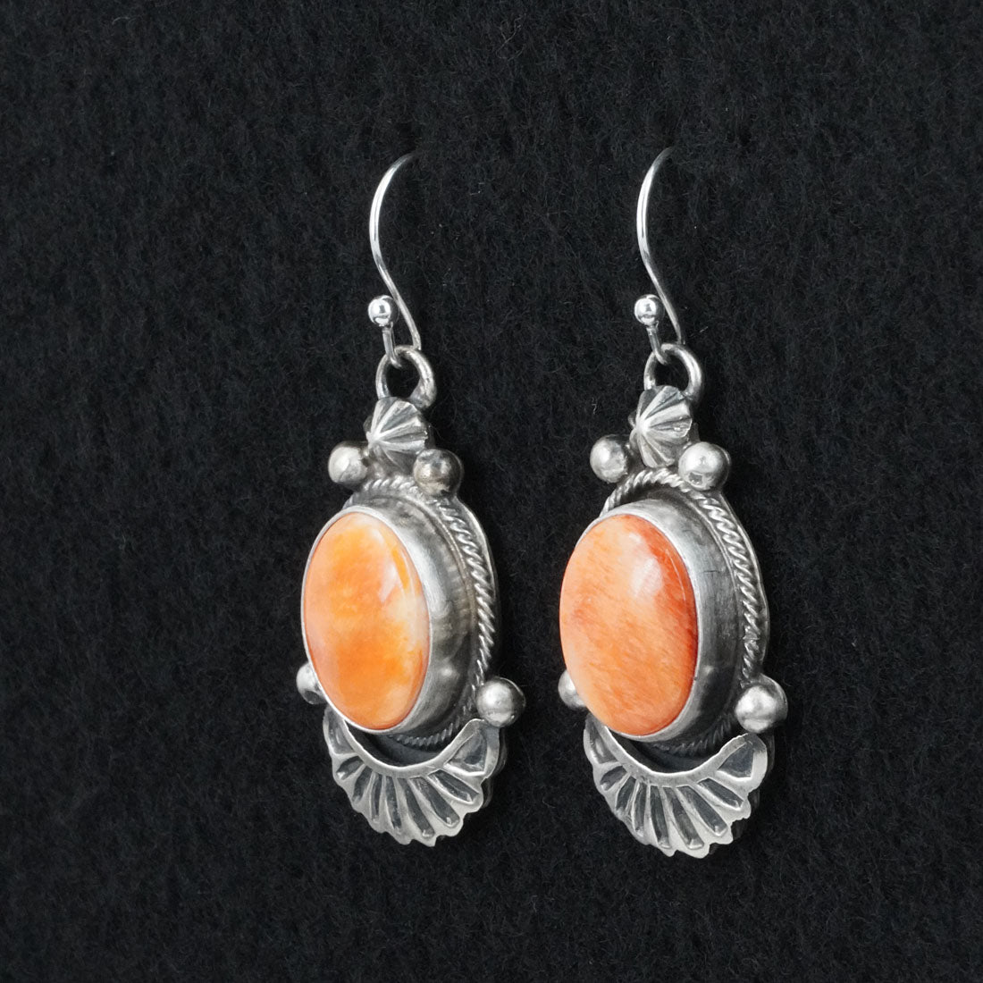 Paul Livingston Spiny Oyster & Sterling Silver Necklace Set