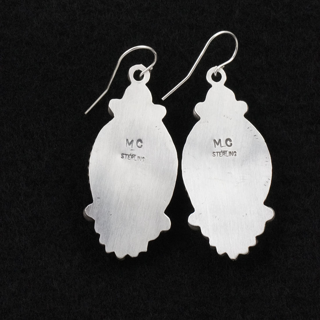Michael Calladitto Turquoise & Sterling Silver Earrings