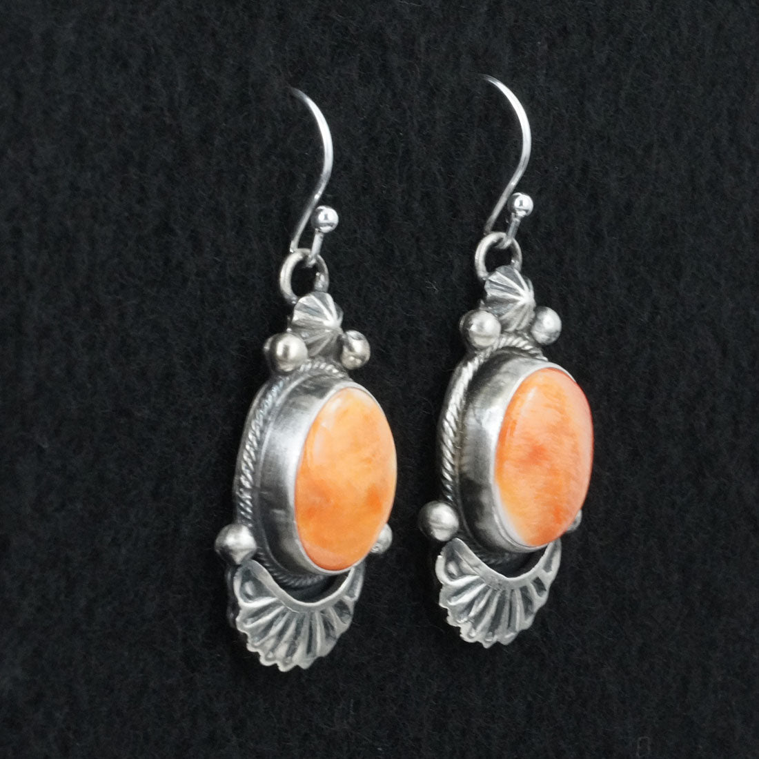 Paul Livingston Spiny Oyster & Sterling Silver Necklace Set