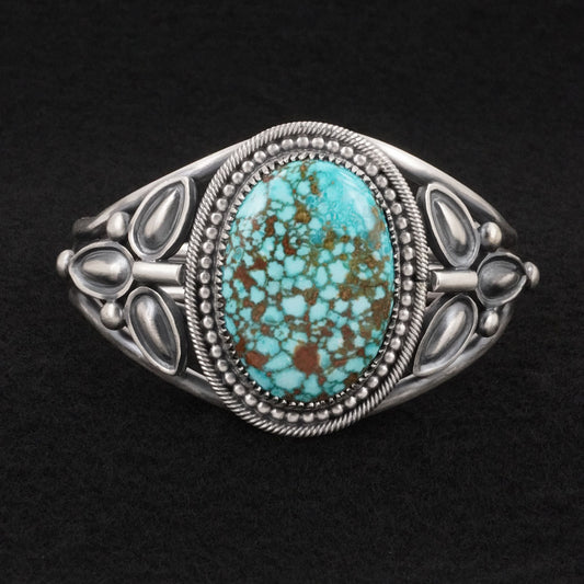 Mark Yazzie Turquoise & Sterling Silver Bracelet