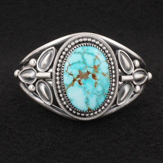 Mark Yazzie Turquoise & Sterling Silver Bracelet