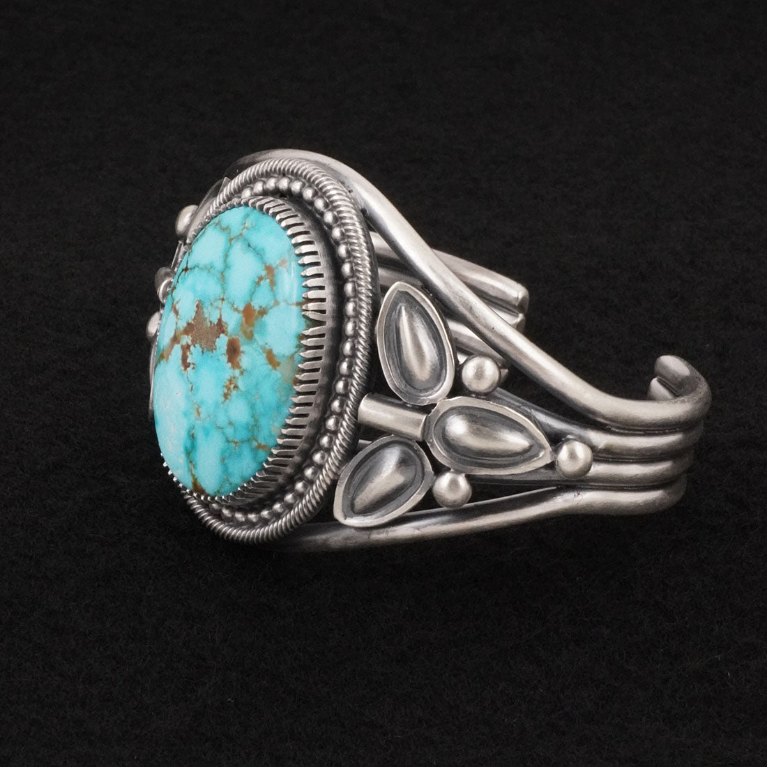 Mark Yazzie Turquoise & Sterling Silver Bracelet