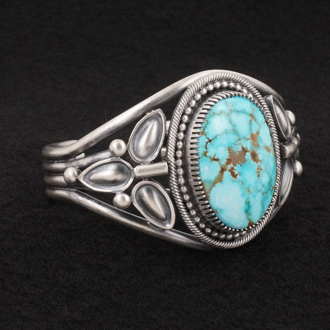 Mark Yazzie Turquoise & Sterling Silver Bracelet
