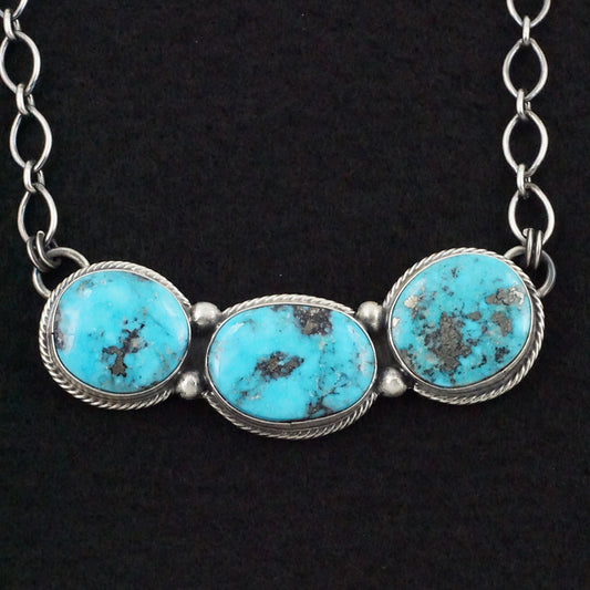 Bobby Johnson Turquoise & Sterling Silver Necklace