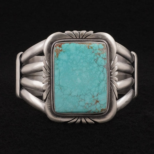 Mark Yazzie Turquoise & Sterling Silver Bracelet