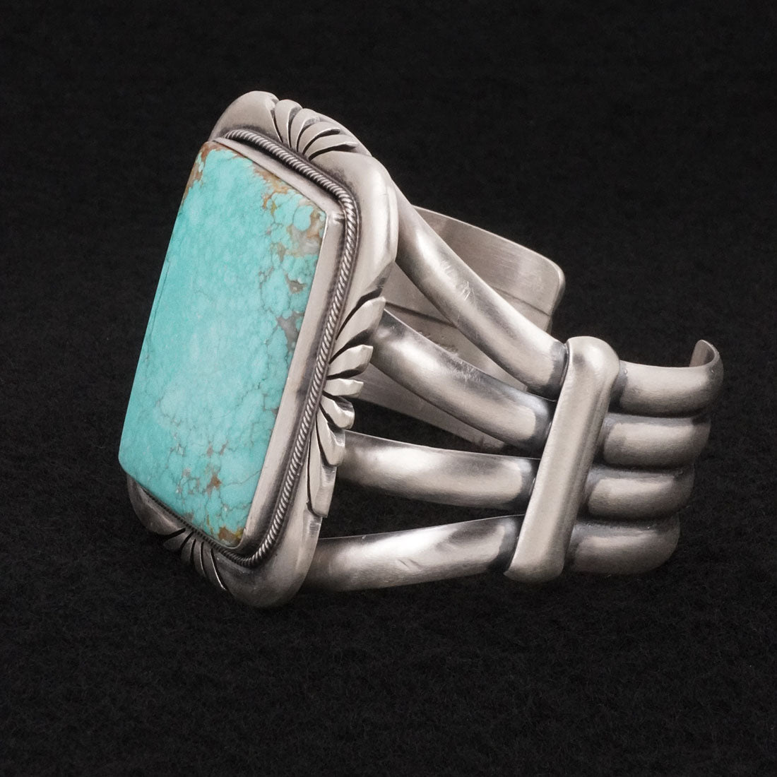 Mark Yazzie Turquoise & Sterling Silver Bracelet